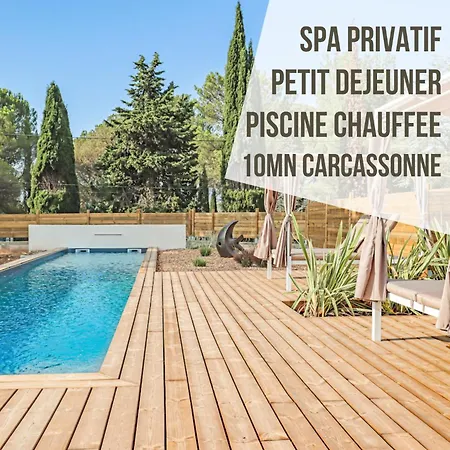 Les De Laure - L'eden Romantique, B&b, Privatif Et Petit Dejeuner, Couloir De Nage, 10mn Carcassonne (adults Only) 3*